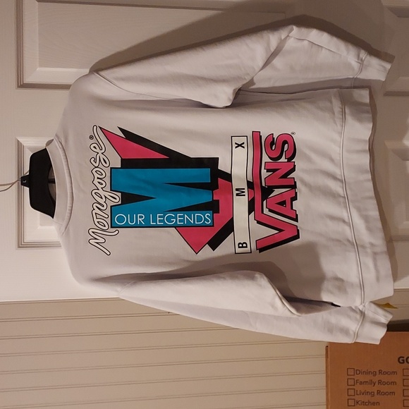 Women's Vans Mongoose Expert BMX   Sweatshirt Size S Rare - Picture 3 of 14